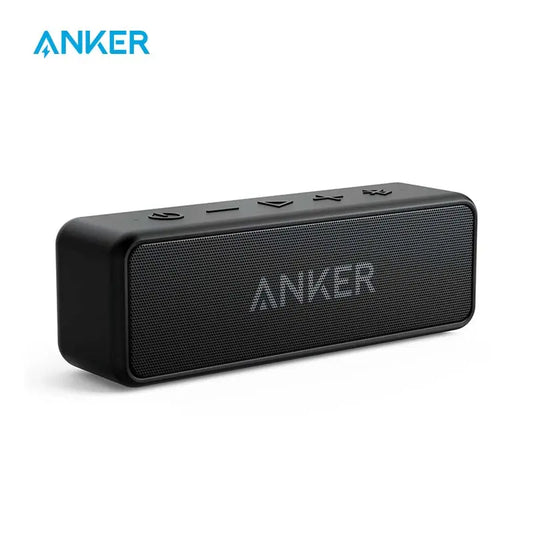 Anker Soundcore 2 Portable Bluetooth Wireless Speaker Better Bass 24-Hour Playtime 66ft Bluetooth Range IPX7 Water Resistance AFCLANE