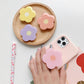 New Epoxy Resin Universal Fresh And Lovely Flowers Foldable Grip Tok Bracket Mobile Phone Ring Bracket Mobile Phone Accessories AFCLANE